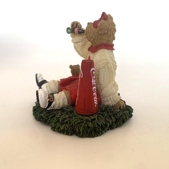 2006 Boyds Bears Figurine Dinah Gimme a C Coca Cola Cheerleader 1st Ed 919938 - Picture 4 of 15